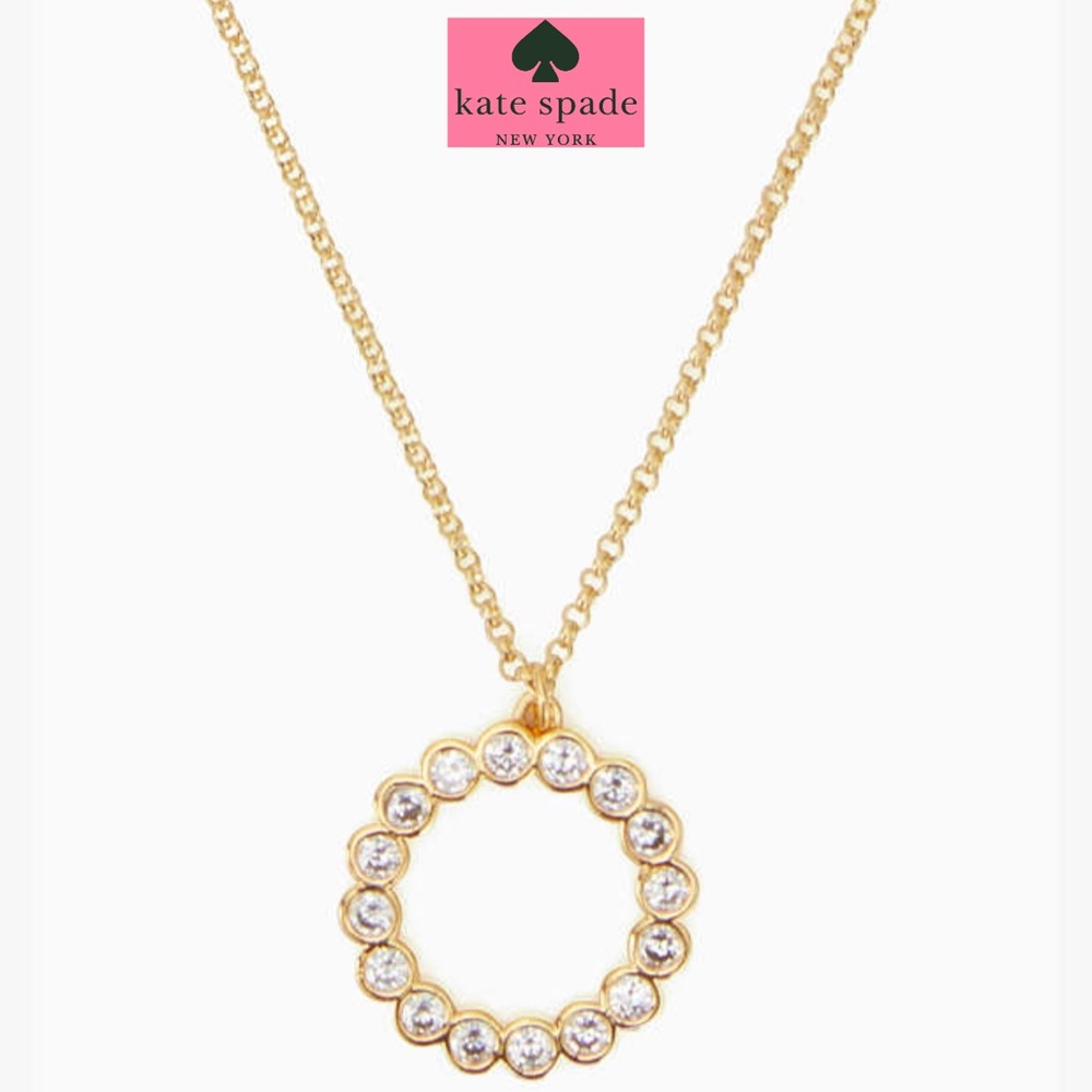 NWT Kate Spade Full Circle Mini Pendant Necklace